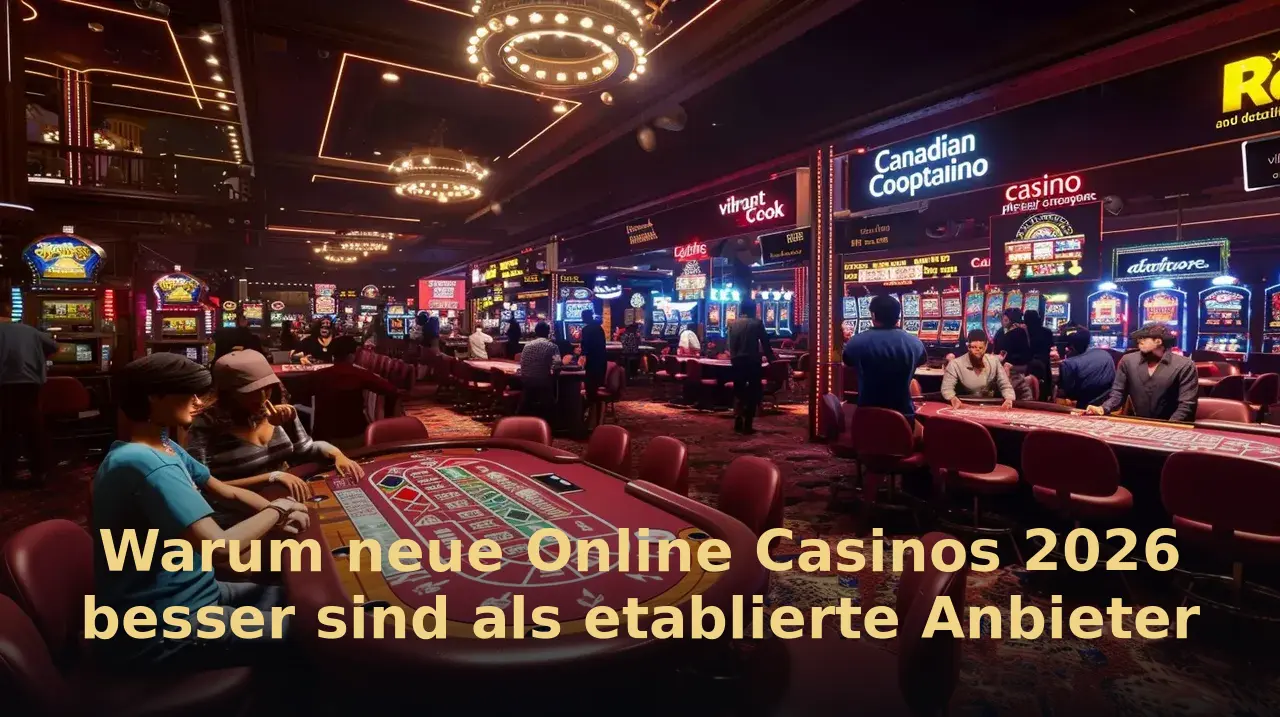Warum neue Online Casinos 2026 besser sind als etablierte Anbieter